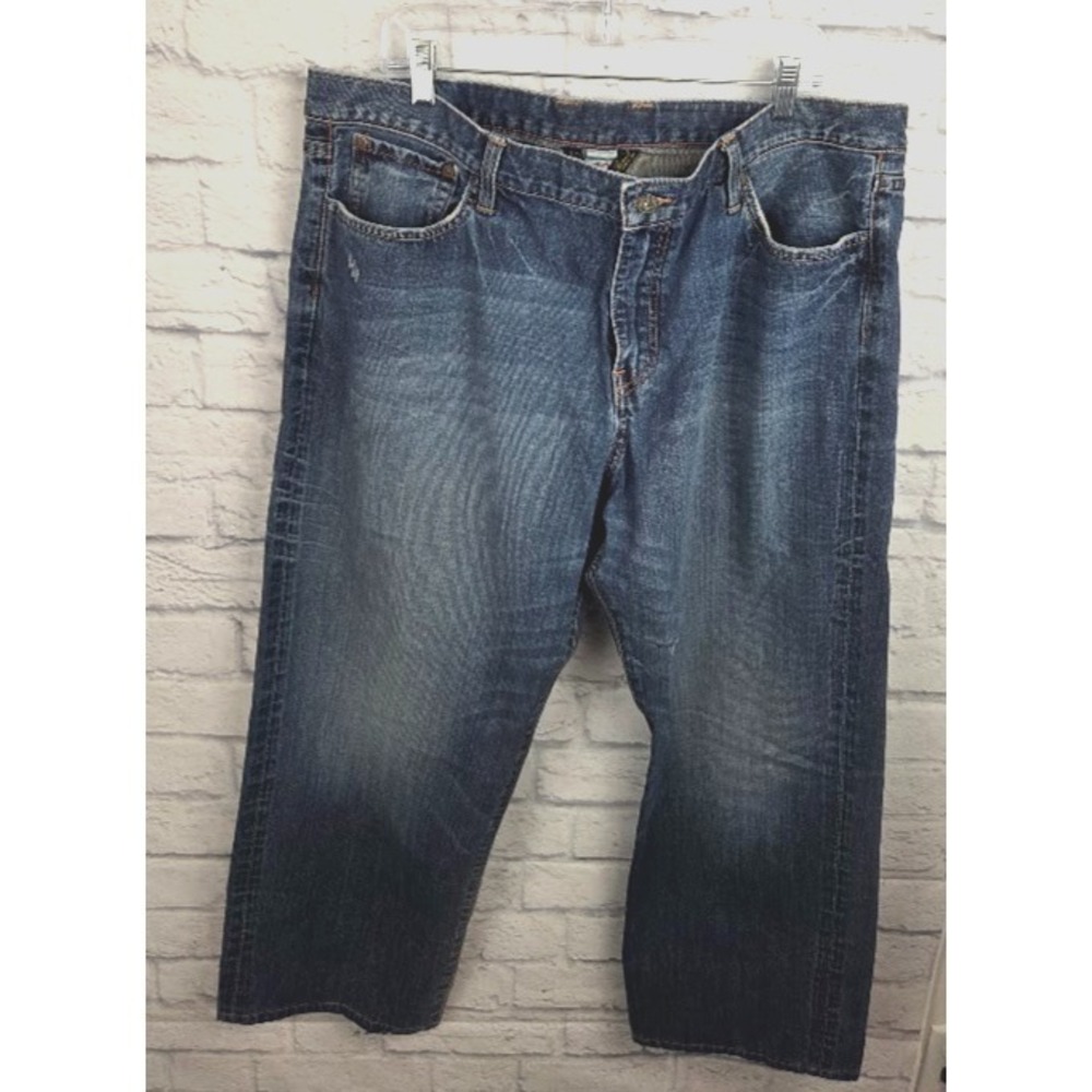 LUCKY BRAND Vintage Straight Jeans Men's Size 40 X 29 Regular Inseam Distressed